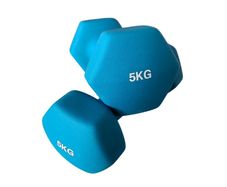 Pair of 5kg dumbells, used