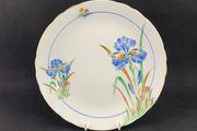 Tuscan Blue Iris side plate