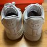 white Nike airforce trainers Image 3