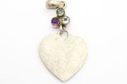 Amethyst, Quartz &amp; Prasiolite Sterling Silver Pendant