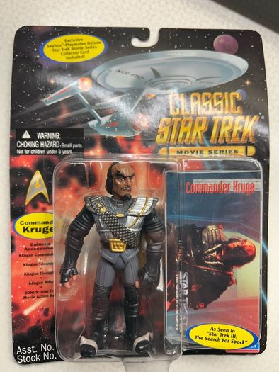 Classic Star Trek Movie Series Klingon Kruge Action figure by Playmates