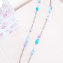 Necklace - Silver with Beads Image 2