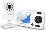 Baby Monitor, Monitor with Camera and Audio, Infrared Night Vision Camera,VOX Mode, Lullaby,Digital 2X Zoom,Alarm Function (FREE POSTAGE)