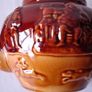 Arthur Wood Hunting Scene Lambeth Glazed  Stonewear Teapot early 1900's Image 6