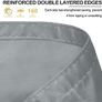 Sun Shade Sail, 2x3m Rectangle Sunscreen Awning Canopy, Waterproof Shade Sail, 95% UV Block with Free Rope Image 8
