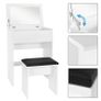 Dressing table with mirror and  stool Image 2