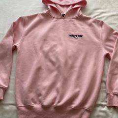 Genuine white fox hoodie