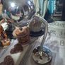 Vintage Present Time (PT) Chrome Eyeball Gooseneck Spring Desk Clock Space Age  design Image 3