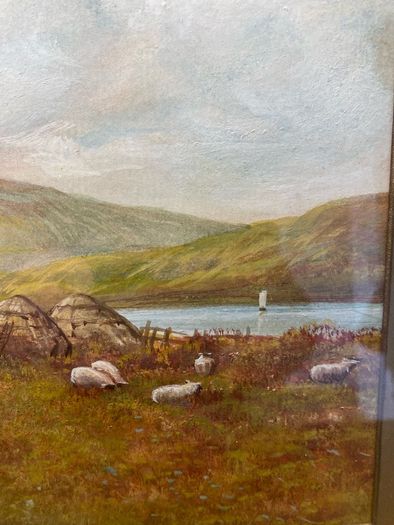Antique Watercolour On Loch Voil 1905
