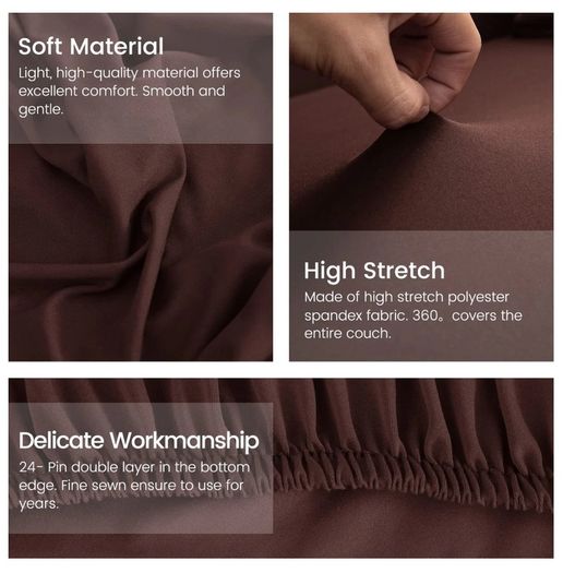 Brand New ShowyLive Sofa Throws Sofa Cover Couch Cover Set of 2
