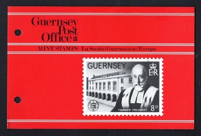 1982 Guernsey Centenary of La Societe Guernesiasie Commemorative Stamps Presentation Pack