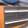 2 Vintage Retro Cassette Tape Storage Drawers / Holders Image 2