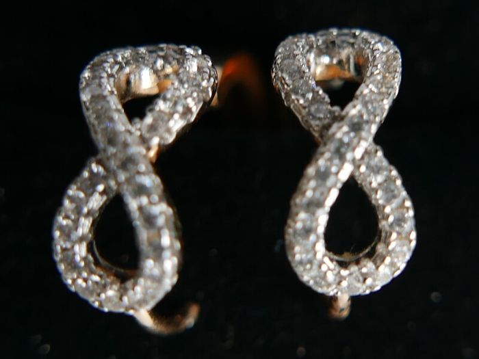 Gold Plated Hyperbola Earrings