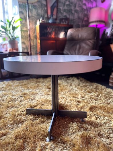 Mid Century circular side table