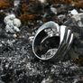 Stunning Art Deco 1930s Platinum 3.1ct Diamond Tank Ring Image 3