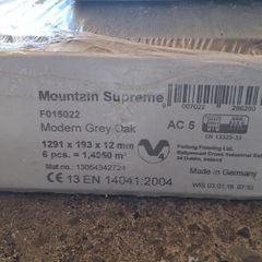 Mountain supreme. modern grey oak flooring. 1 X UN- opened box