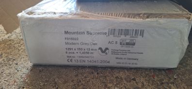 Mountain supreme. modern grey oak flooring. 1 X UN- opened box