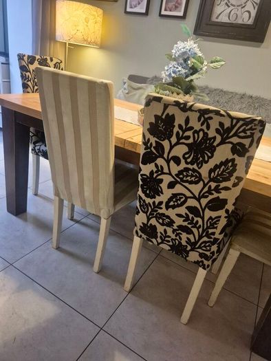 4 Beautiful Dining chairs and 2 bar stools