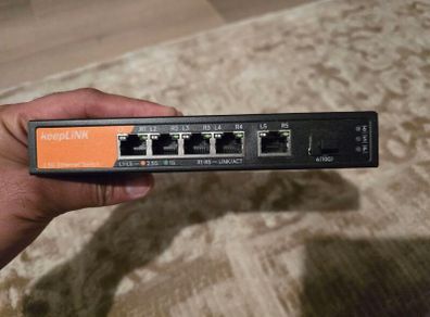 KeepLink 8 Port 2.5gbe 1 Port 10 SPF Unmanaged Switch