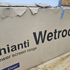 Pearlstone shower tray and screens