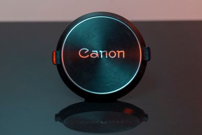 Canon 58mm FD Front Clip On Cap Vintage