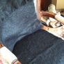 Beautiful Black Glen Cree Scotish Mohair Wool Wrap/Throw/Blanket Image 4