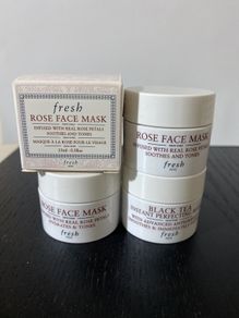 Fresh most popular products rose face mask , black tea mask perfect for travel