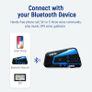 LEXIN B4FM PRO Motorcycle Motorbike rider Bluetooth V5.0 Intercom Helmet Headset for 10 Bikers Talking at one time with Music Sharing Image 6
