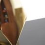 Pair of Modern Brass Origami Mid-century Style Table Lamps, USA Image 8