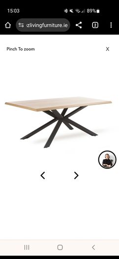 Dining Table & 2 Benches