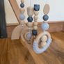 Twin wooden/grey baby gym Image 5