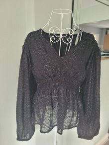 bnwt peplum blouse
