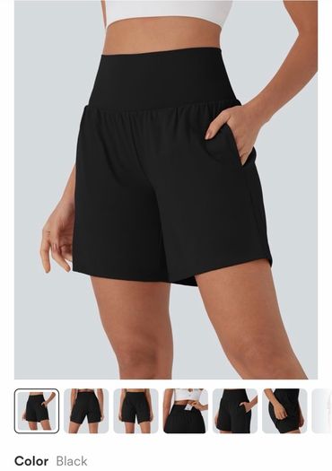 3 pairs of Halara shorts