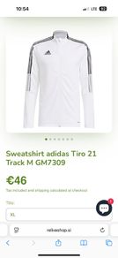 Brand new Adidas Tiro 21 top size M