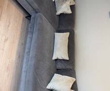 Grey diamond furniture chaise