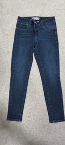 Next 360 Super Skinny Dark Blue Denim Jeans - Size 10 Regular