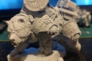 Space Wolves Terminator on a bear