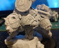 Space Wolves Terminator on a bear