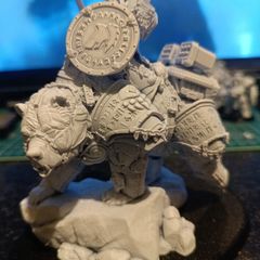 Space Wolves Terminator on a bear