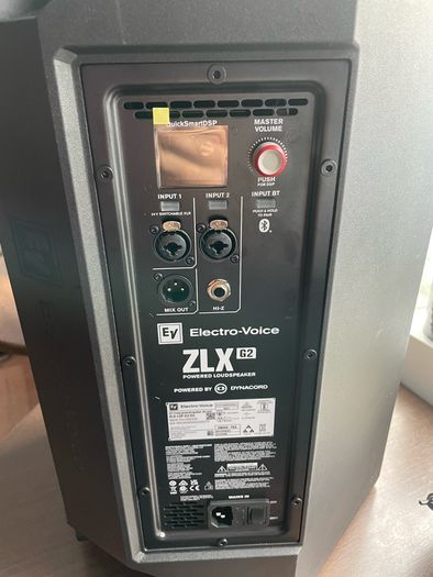 Pair of Electro-Voice EV ZLX-12P-G2 Powered Speakers with Padded Covers - As New