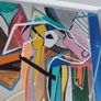 Original Painting of a Dog Framed Original Abstract Painting of Dog  Fauvist Art Figurative Art Image 4
