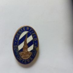 Vintage  Chesterfield  F C Supporters Lapel Badge
