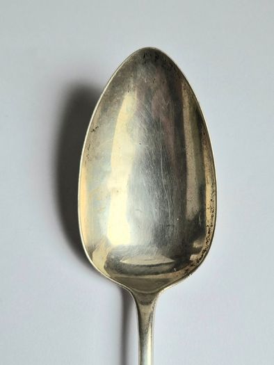 Sterling silver antique Serving spoon, George Wintle, 1790. Very rare.