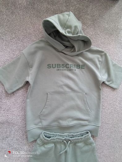 NEW. boy's tracksuit /t-shirt+shorts/kit .age10