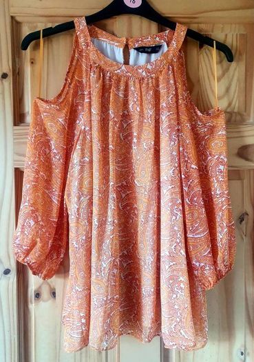 Lovely lined cold shoulder top
