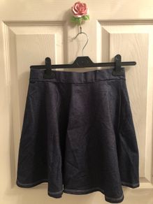 Denim Skater Skirt