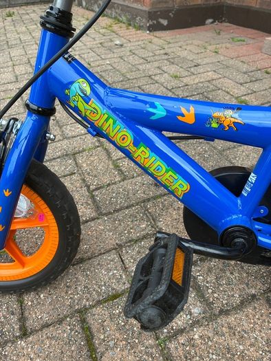 Dino rider kids bike ages 3-5 years