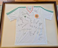 1990 World Cup Ireland Signed Jersey