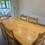 solid Pine Table and Chairs Image 2
