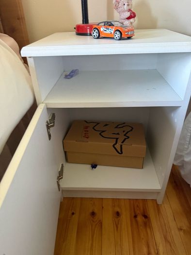 Standalone Wardrobe & 2 Bedside Lockers